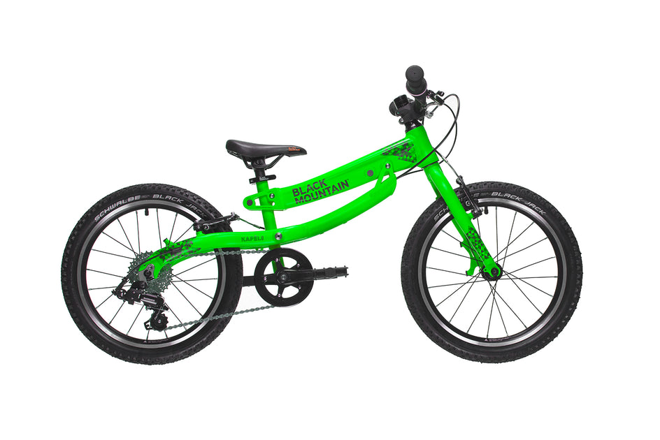 18 Inch Kids Mountain Bike KAPEL Black Mountain Bikes