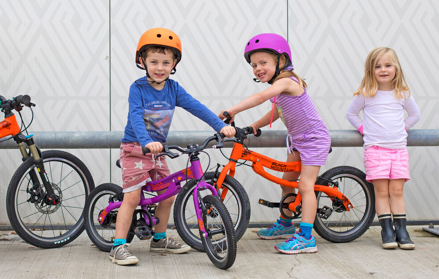 Lightweight kids' bikes by Black Mountain Bikes