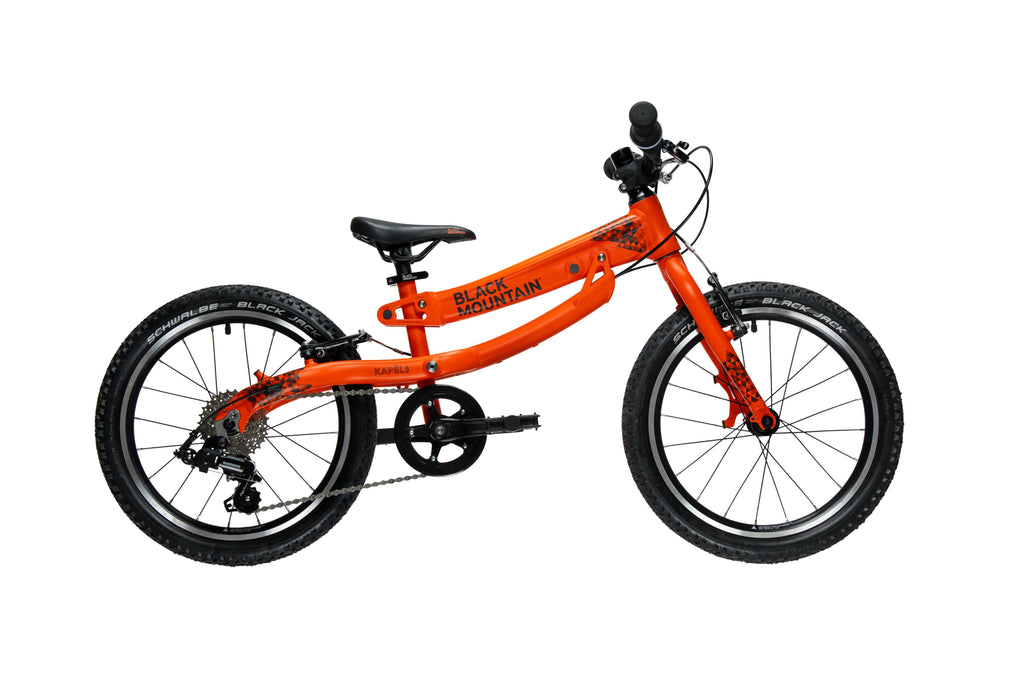 18 Inch Kids Mountain Bike KAPEL Black Mountain Bikes