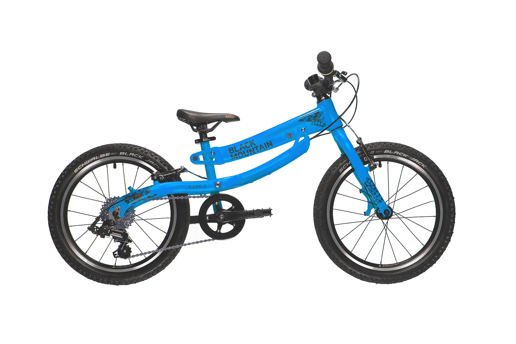 18 Inch Kids Mountain Bike - KAPEL | Black Mountain Bikes