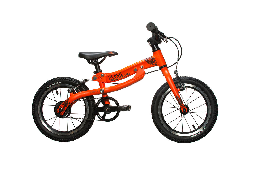 14 Inch Kids Mountain Bike PINTO Black Mountain Bikes